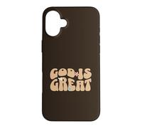 Dieu Est Grand Eglise Foi Bible Femmes Chrétiennes Coque pour iPhone 16 Plus