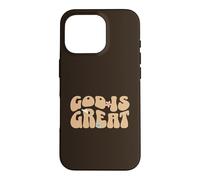 Dieu Est Grand Eglise Foi Bible Femmes Chrétiennes Coque pour iPhone 16 Pro