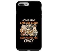 Dieu est Grand : Les Chats sont Bons et Les Gens sont Fous Coque pour iPhone 7 Plus/8 Plus