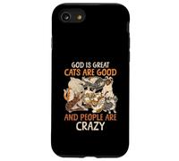 Dieu est Grand : Les Chats sont Bons et Les Gens sont Fous Coque pour iPhone SE (2020) / 7/8