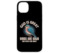 Dieu est Grand, Les Oiseaux sont de Bonnes Personnes, Fous et drôles, Amoureux des Oiseaux Coque pour iPhone 14 Plus