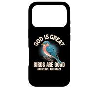 Dieu est Grand, Les Oiseaux sont de Bonnes Personnes, Fous et drôles, Amoureux des Oiseaux Coque pour iPhone 17 Pro