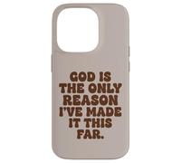 Dieu est la Seule Raison pour laquelle Je suis arrivée jusqu'ici, la Foi Coque pour iPhone 14 Pro