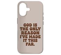 Dieu est la Seule Raison pour laquelle Je suis arrivée jusqu'ici, la Foi Coque pour iPhone 17