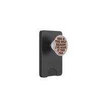 Dieu est la Seule Raison pour laquelle Je suis arrivée jusqu'ici, la Foi PopSockets PopWallet pour MagSafe