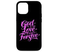 Dieu est l'amour dans lequel Je pardonne, la Bible, Le Pardon, Le repentir Coque pour iPhone 12/12 Pro