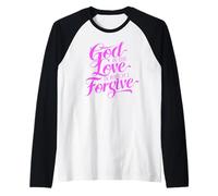 Dieu est l'amour dans lequel Je pardonne, la Bible, Le Pardon, Le repentir Manche Raglan