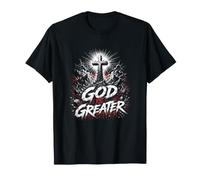 Dieu est Le Plus Grand chrétien, la Foi à Travers la Montagne T-Shirt