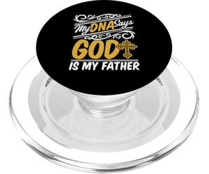 Dieu est Mon père Retro Christian PopSockets PopGrip pour MagSafe