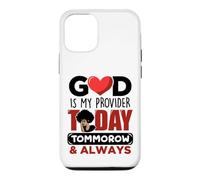Dieu est Mon pourvoyeur, Aujourd'hui et Demain, Toujours Jésus chrétien. Coque pour iPhone 12/12 Pro