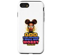 Dieu est Mon pourvoyeur, Je ne m'inquiéterai Pas. Melanin Queen Business Coque pour iPhone SE (2020) / 7/8