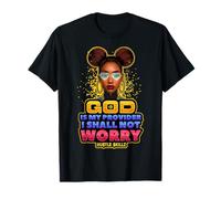 Dieu est Mon pourvoyeur, Je ne m'inquiéterai Pas. Melanin Queen Business T-Shirt