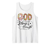 Dieu est Mon Refuge et ma Force, l'amour des Hommes, des Femmes et des chrétiens Débardeur