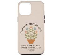 Dieu est Mon Refuge et sous Ses Ailes Je trouverai Un abri Coque pour iPhone 12 Pro Max