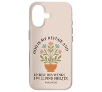 Dieu est Mon Refuge et sous Ses Ailes Je trouverai Un abri Coque pour iPhone 17