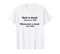 Dieu est mort Nietzsche est mort T-Shirt