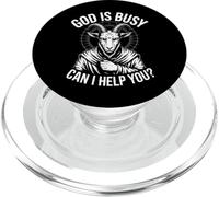 Dieu est occupé ! Puis-Je Vous Aider ? PopSockets PopGrip pour MagSafe