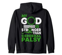 Dieu est Plus Fort Que la Sensibilisation au Syndrome de paralysie cérébrale Sweat à Capuche
