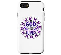 Dieu est Plus Fort Que Le Lupus ! SLE Lupus Guerrier Lupus Coque pour iPhone SE (2020) / 7/8