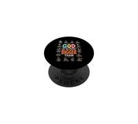 Dieu est Plus Grand Affirmations positives religieuses chrétiennes PopSockets PopGrip Adhésif
