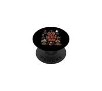 Dieu est Plus Grand Que la Foi chrétienne Affirmations des Écritures PopSockets PopGrip Adhésif