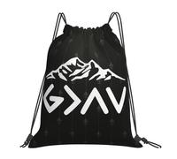 Dieu Est Plus Grand Que Les Hauts Et Les Bas. Unisexe Sac À Dos À Cordon Étanche Sacs De Sport Léger Sacs De Gym Pour Piscine Voyage Plage