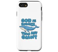 Dieu est Plus Grand Que n'importe Quelle Baleine Bleue géante, adorables Enfants chrétiens Coque pour iPhone SE (2020) / 7/8