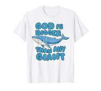 Dieu est Plus Grand Que n'importe Quelle Baleine Bleue géante, adorables Enfants chrétiens T-Shirt