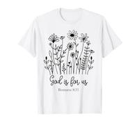 Dieu est pour Nous, Les Hommes et Les Femmes chrétiens Aiment Dieu et Jésus T-Shirt