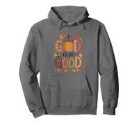 Dieu est si bon, citrouilles et feuilles d'automne Sweat à Capuche