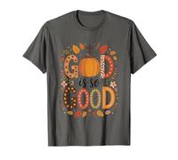 Dieu est si bon, citrouilles et feuilles d'automne T-Shirt