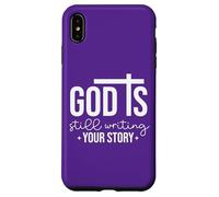 Dieu est Toujours en Train d'écrire Ton Histoire : l'amour Entre Un Homme et Une Femme chrétiens Coque pour iPhone XS Max