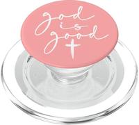Dieu est Une Bonne Foi, église Christ Jésus, pêche, Rose Corail PopSockets PopGrip pour MagSafe