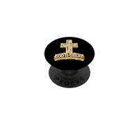 Dieu est Une Grande Foi, Une Croix, Un Esprit Positif, Une croyance Religieuse PopSockets PopGrip Adhésif