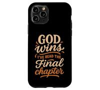 Dieu gagne, J'Ai lu Le dernier chapitre - Funny Christian Coque pour iPhone 11 Pro