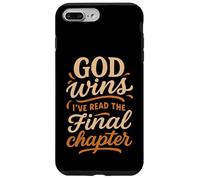 Dieu gagne, J'Ai lu Le dernier chapitre - Funny Christian Coque pour iPhone 7 Plus/8 Plus