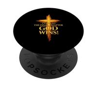 Dieu gagne J'Ai lu Le dernier chapitre La Victoire chrétienne PopSockets PopGrip Adhésif