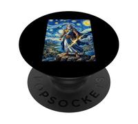 Dieu Grec Ancien de Zeus PopSockets PopGrip Adhésif