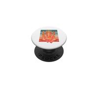 Dieu Hindou Ganesha Hindouisme Floral Éléphant Déité Glace PopSockets PopGrip Adhésif