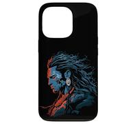 Dieu Hindou Shiva Anime Spiritual Fire Meditation Minimal Coque pour iPhone 13 Pro