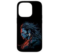 Dieu Hindou Shiva Anime Spiritual Fire Meditation Minimal Coque pour iPhone 14 Pro