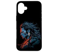 Dieu Hindou Shiva Anime Spiritual Fire Meditation Minimal Coque pour iPhone 16 Plus
