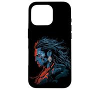 Dieu Hindou Shiva Anime Spiritual Fire Meditation Minimal Coque pour iPhone 16 Pro