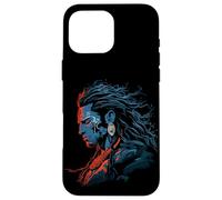 Dieu Hindou Shiva Anime Spiritual Fire Meditation Minimal Coque pour iPhone 16 Pro Max