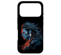 Dieu Hindou Shiva Anime Spiritual Fire Meditation Minimal Coque pour iPhone 17 Pro