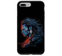Dieu Hindou Shiva Anime Spiritual Fire Meditation Minimal Coque pour iPhone 7 Plus/8 Plus