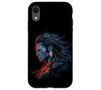 Dieu Hindou Shiva Anime Spiritual Fire Meditation Minimal Coque pour iPhone XR