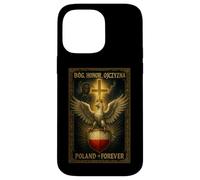 Dieu, Honneur, Patrie - Pologne Catholique Coque pour iPhone 14 Pro Max
