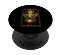 Dieu, Honneur, Patrie - Pologne Catholique PopSockets PopGrip Adhésif