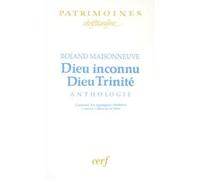Dieu inconnu dieu trinité Roland Maisonneuve (Auteur)